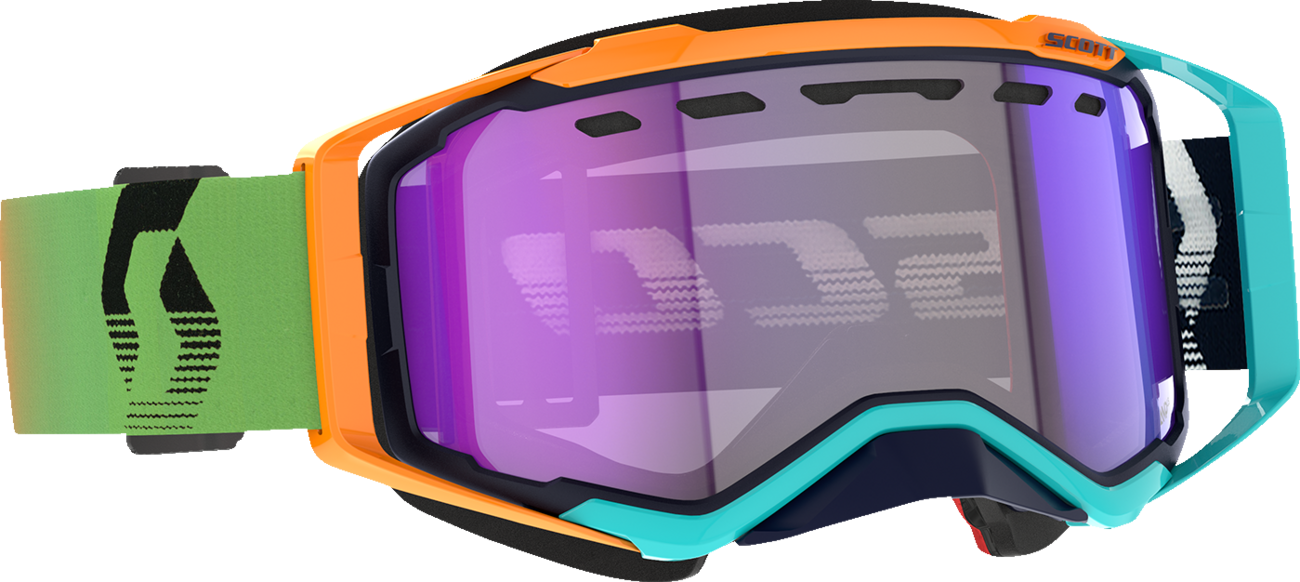 scott snowboard goggles Scott - Goggle Prospect Snow Ls Blue/Orange Blue Chrome