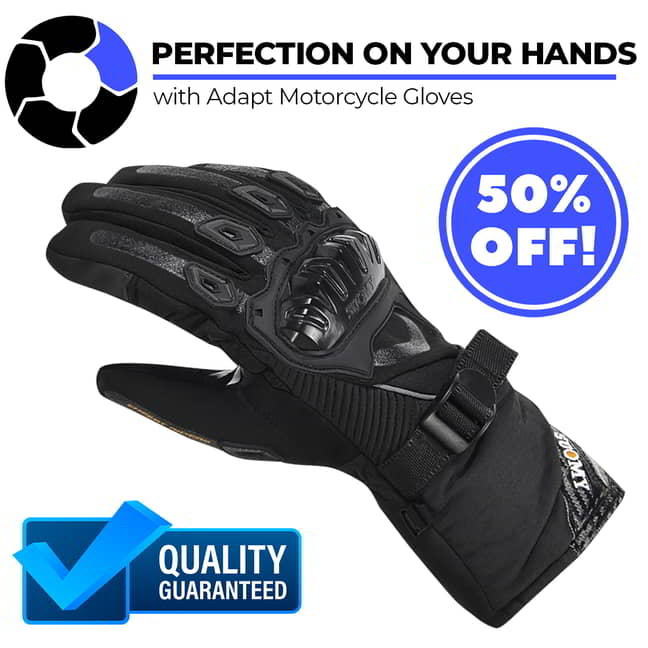Winx Armored Waterproof Motorcycle Gloves with Touchscreen Capability M Winx Armored Waterproof Motorcycle Gloves with Touchscreen Capability M