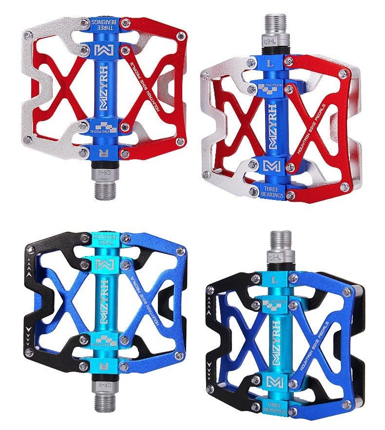 bicycle pedals bearings Mountain Bicycle Pedals Cycling Ultralight Aluminum Alloy 3 Bearings P –  winxwheels