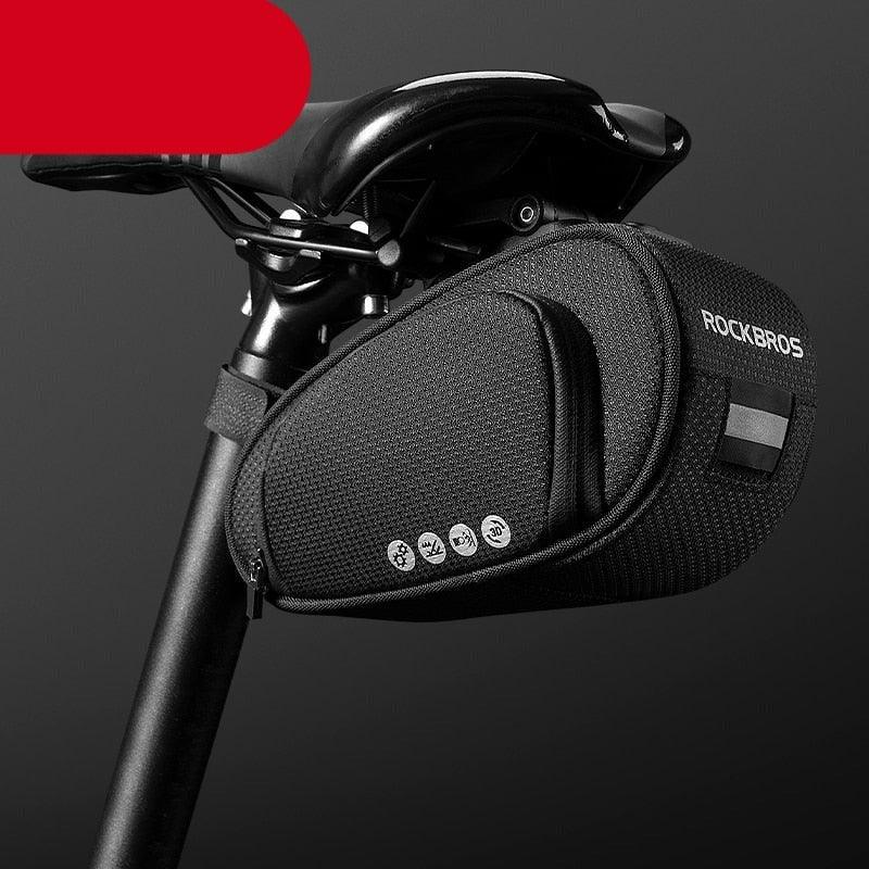 biking bags rain proof Rainproof Bicycle Bag Shock Proof Bike Bag For Reflective Large Capacity  Seat Bike Bag Accessories Bag Seat Bag Bike Bag Under Seat Bicycle Bag