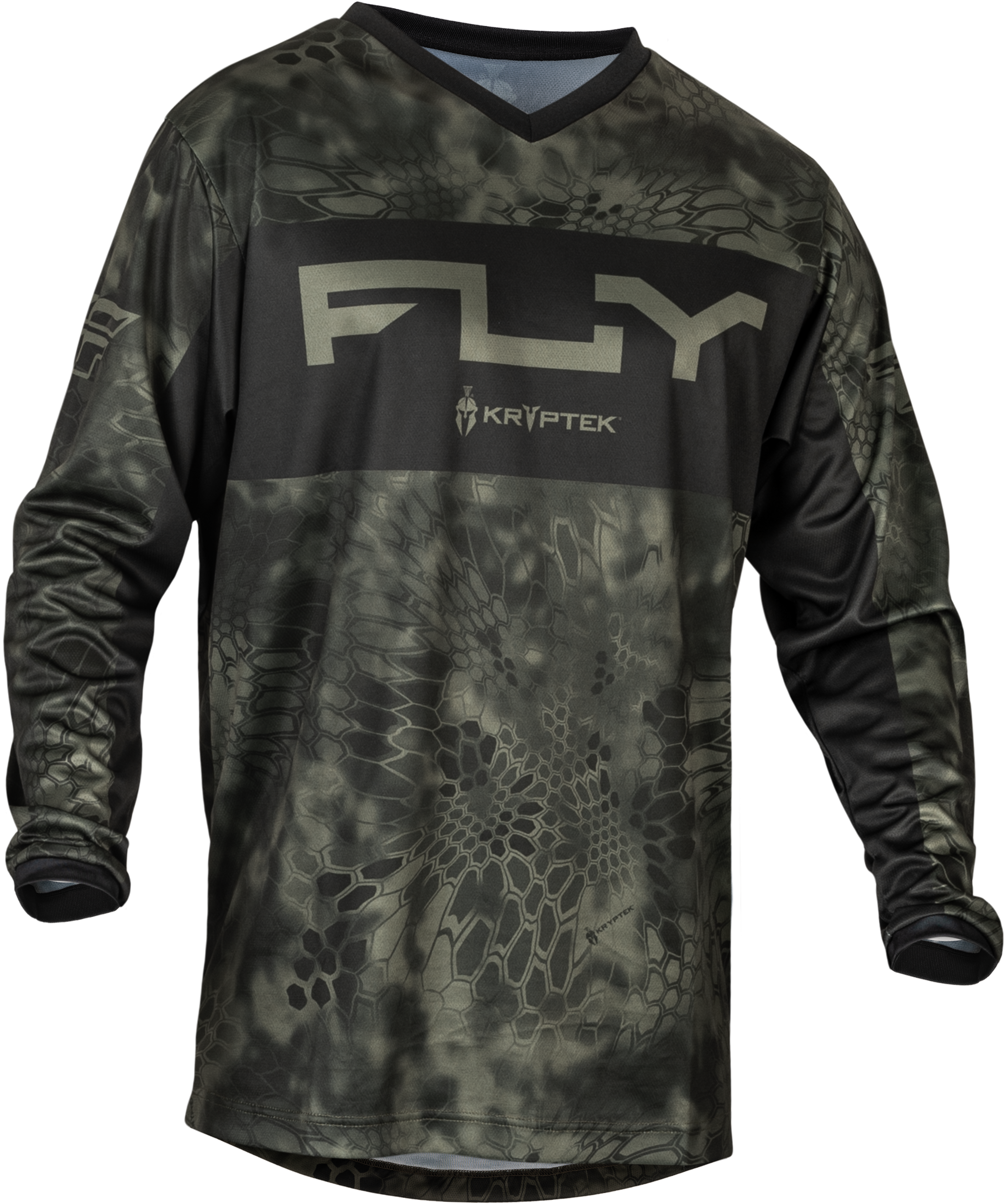 Fly Racing F-16 Se Kryptek Jersey Moss Grey/Black Md 377-925M