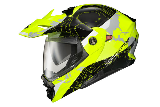Exo-At960 Modular Helmet Topographic Hi-Vis/Black Sm