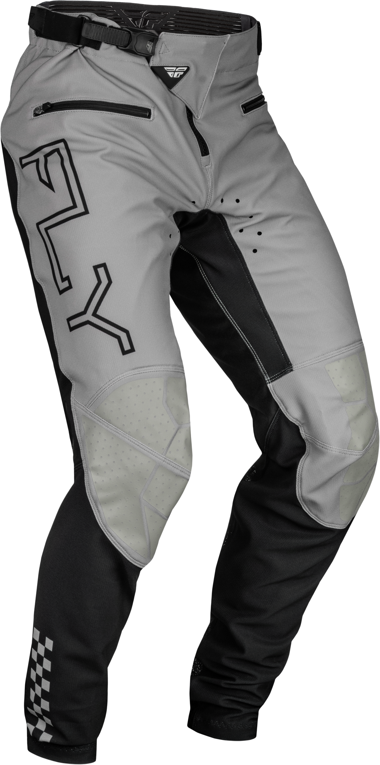 Fly Racing Rayce Bicycle Pants Black/Grey Sz 36 377-06136