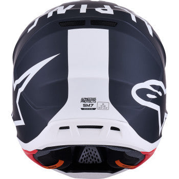 ALPINESTARS SM7 Helmet - Dasher - Matte Black/White - XL 8302226-1121-XL