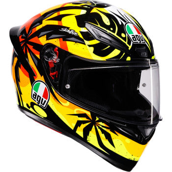 AGV Helmet K1 S Tropicrush Black/Orange Md 2118394018-070-M