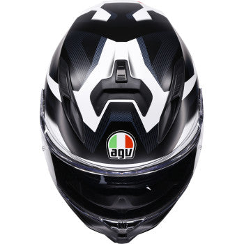 AGV Helmet K7 Glimpse Matte Black/White Xl 2118399004-016-XL