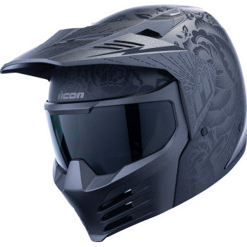 ICON Elsinore™ Helmet - Darkgard - Black - Medium 0101-18340