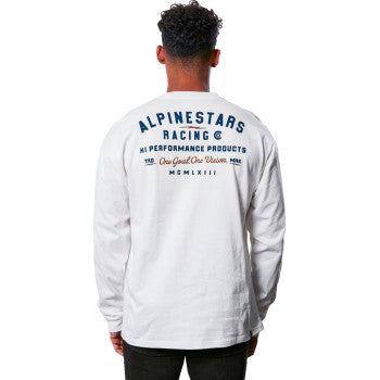 ALPINESTARS REP Long-Sleeve T-Shirt - White - Medium 12337140020M