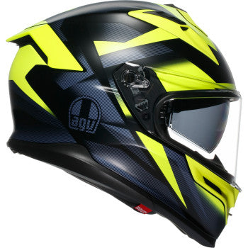 AGV Hlmt K7 Glimpse Mt Bk/Yl Sm 2118399004-006-S