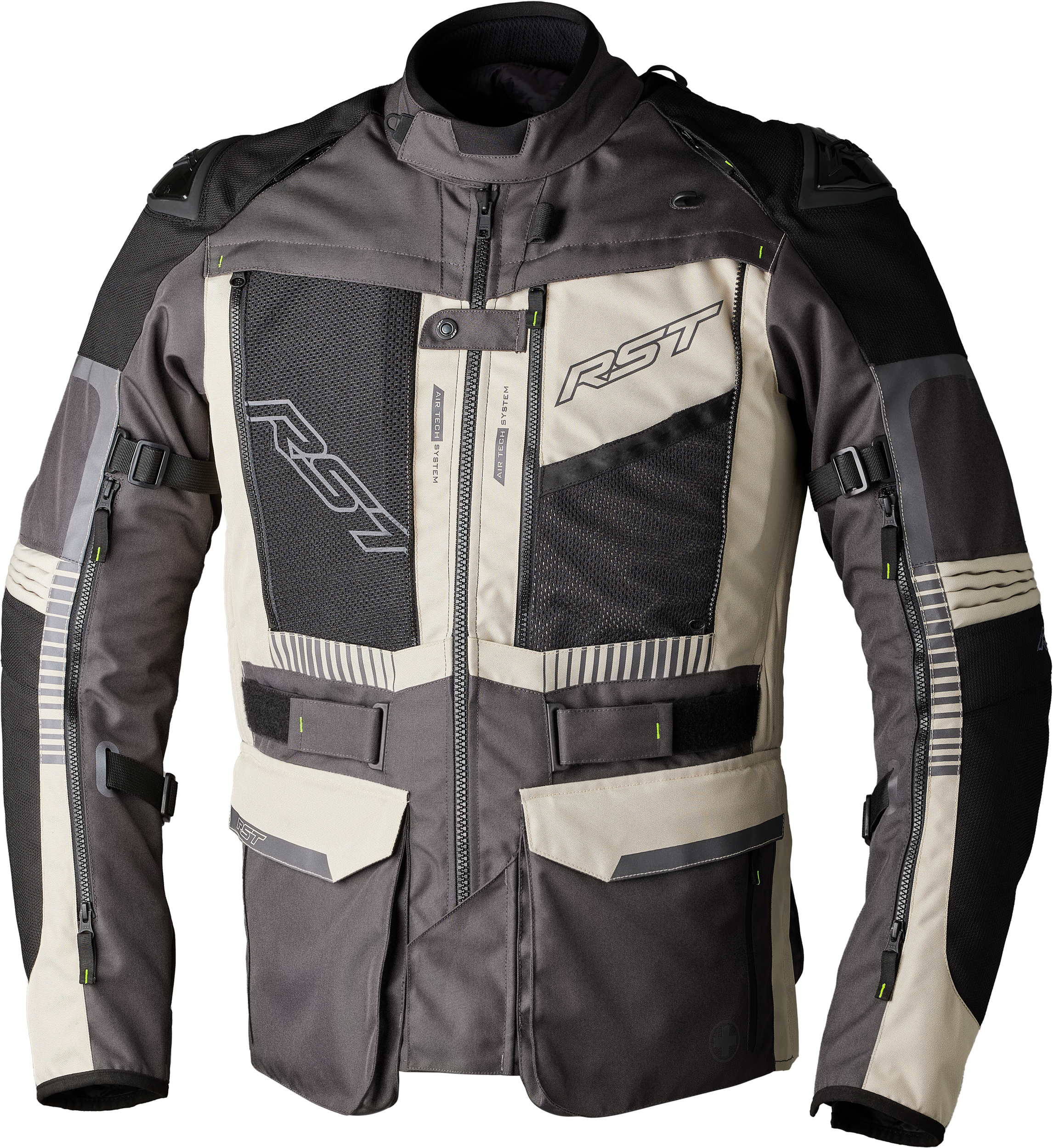 RST Pro Series Ranger Ce Jacket Sand/Graphite Textile Md 556-3236242