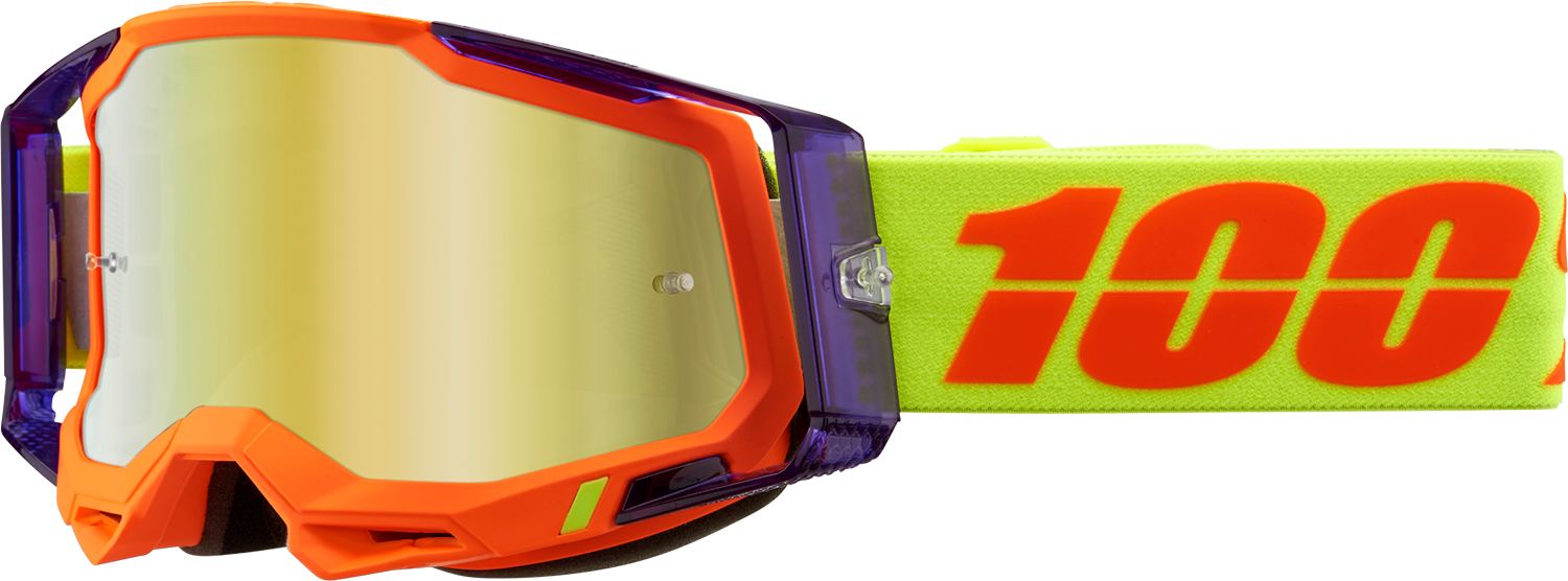 100% Racecraft 2 Goggles - Panam - Gold Mirror 50010-00021