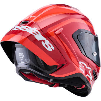 ALPINESTARS  Supretech R10 Helmet - 22.06 - Arius - Gloss - Black/White/Double Red - XS  8203926-1683-XS