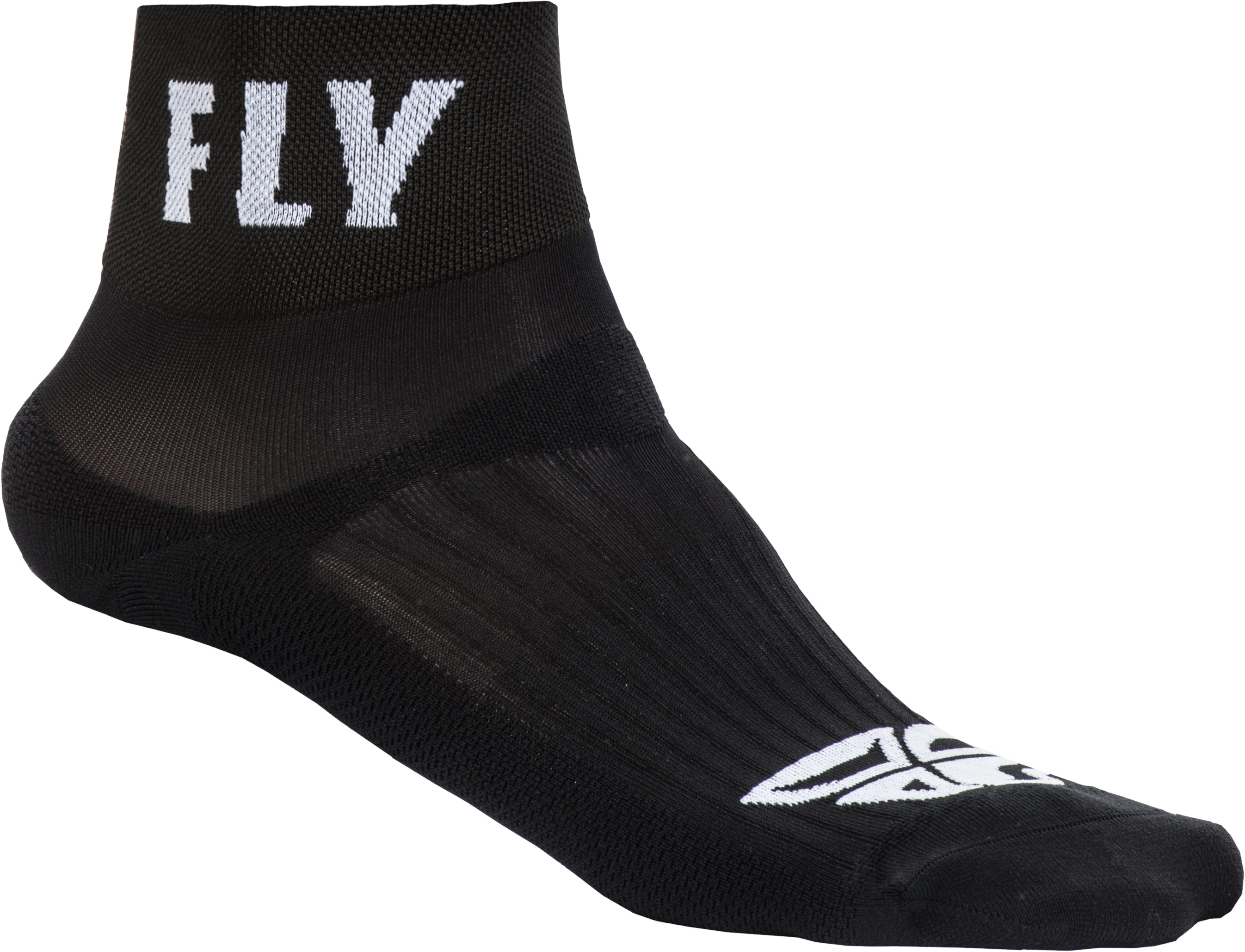 Fly Racing Fly Shorty Socks Black Sm/Md 350-0485S