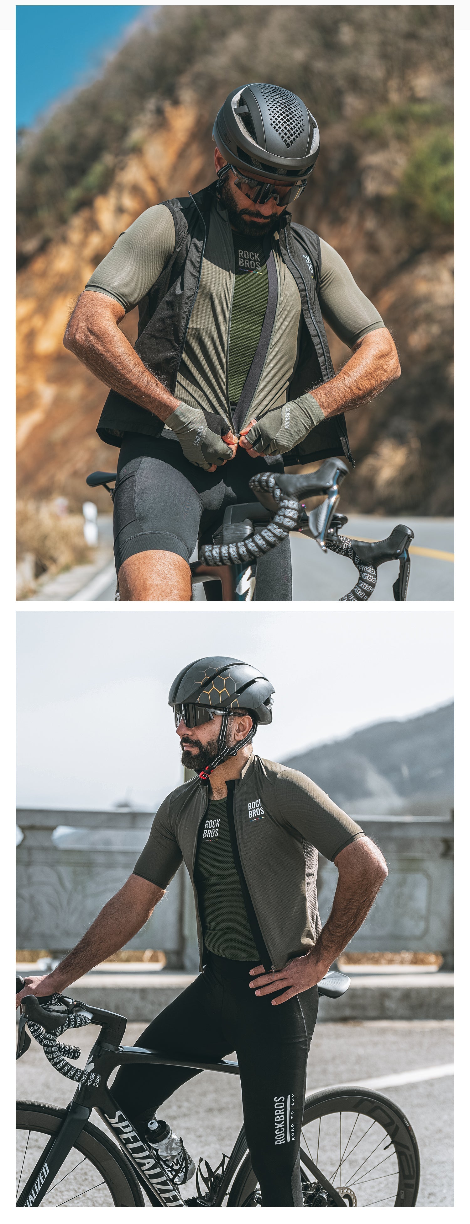【ROAD TO SKY】by ROCKBROS Unisex Short-Sleeved Mesh Cycling Base Layer in Various Colours