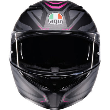 AGV Helmet K3 Syth Matte Black/Pink Xs 2118381004-025-XS