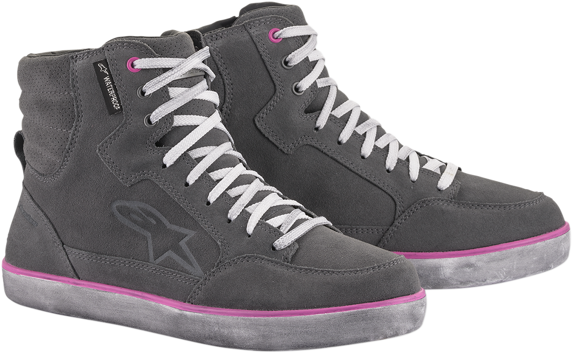 ALPINESTARS J-6 Waterproof Women's Shoes - Gray/Pink - US 7.5 254222090957.5    3405-2428