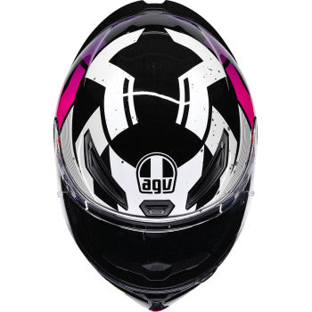 AGV Helmet K1 S Punkpulse Black/Purple/Lime Md 2118394018-071-M