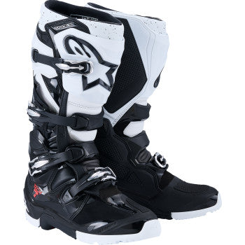 ALPINESTARS Tech 7 Enduro Boots - Black/White - US 12 2010426-12-12