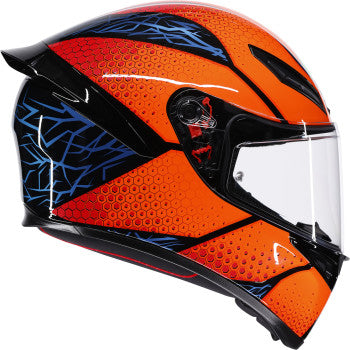 AGV Helmet K1 S Speedarmor Black/Orange/Blue Sm 2118394018-074-S