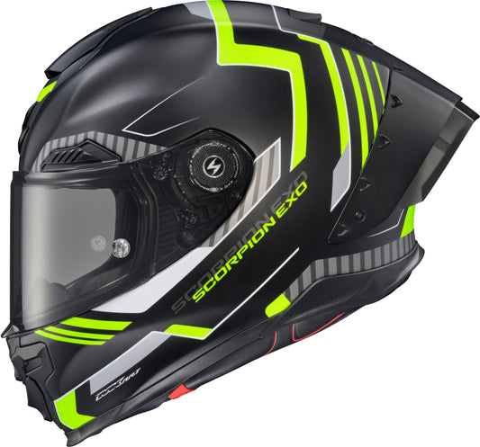 Apex Exo-Warp Full Face Helmet Atarax Black/Hi-Vis Lg