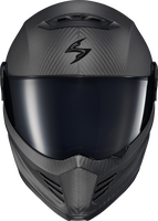 SCORPION  OPEN BOX EXO COVERT FX CARBON FULL FACE HELMET MATTE BLACK LG - 75-2431L