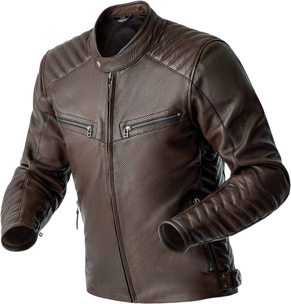 IN STOCK RST Roadster Air D3o Jacket Brown Leather Lg 556-3638144