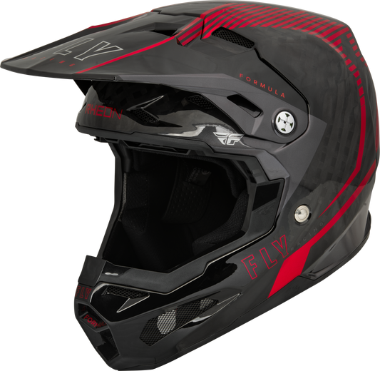 Fly Racing Formula Carbon Tracer Helmet Red/Black Sm 73-4443S
