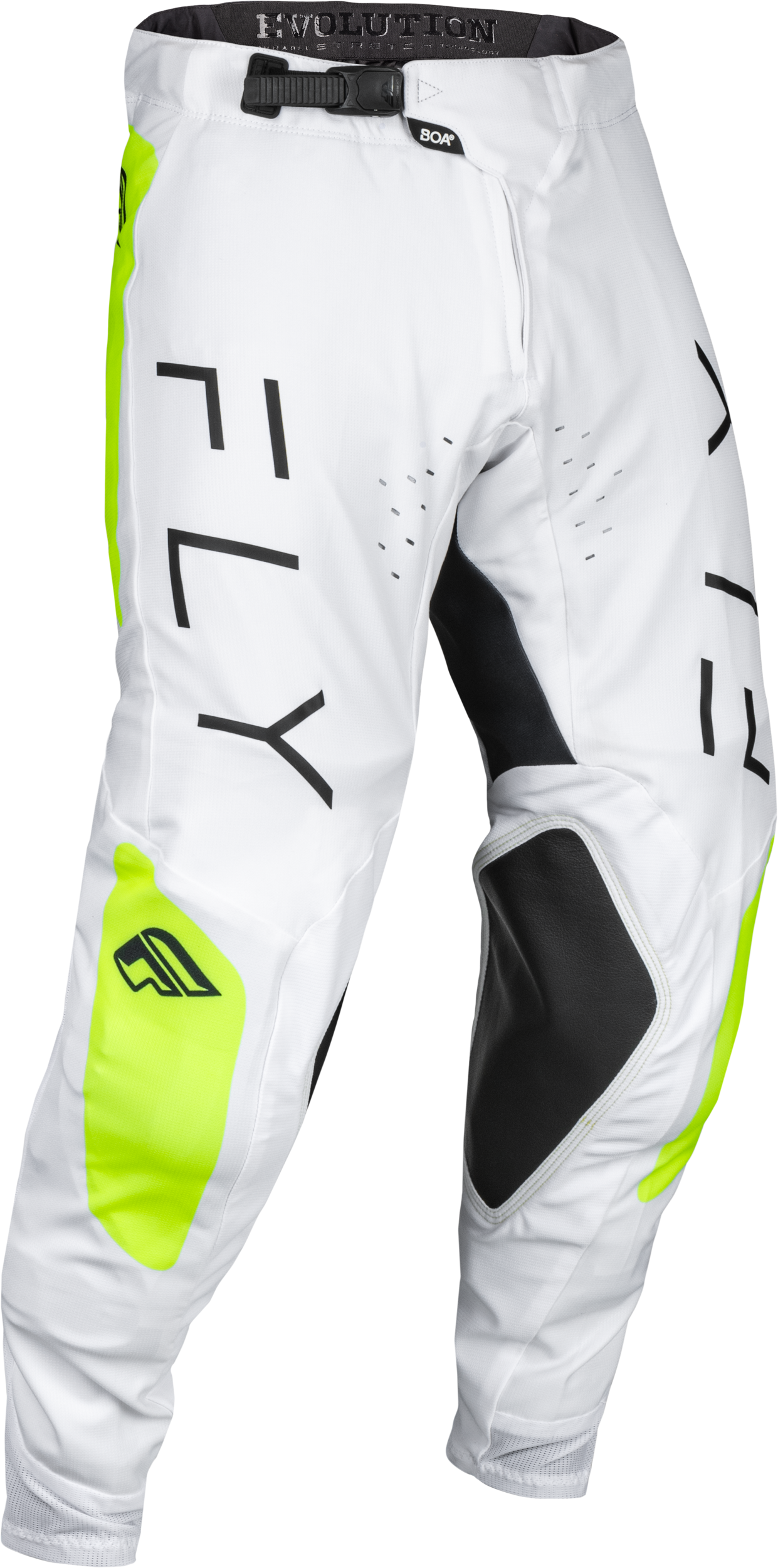Fly Racing Evolution Dst Pants White/Hi-Vis Sz 36 377-13336