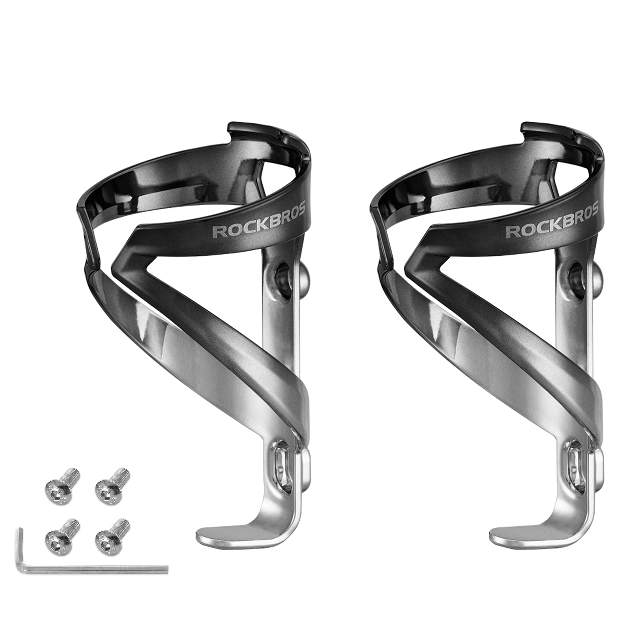 ROCKBROS Gradient Colour Water Bottle Cages Water Bottle Holder-2Pack