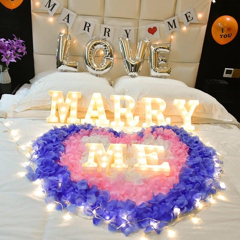 1000PCs Fake Separated Deodorized Rose Petals Party Decorations Artificial Flowers Romantic Wedding Marriage Accessories For Valentine Gifts