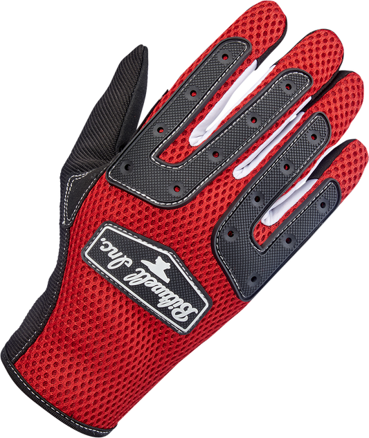 BILTWELL Anza Gloves - Red - Large 1507-0801-004