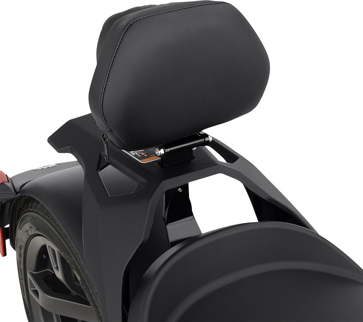 SHOW CHROME Quick-Detach Backrest - Black - Ryker '19-'21 41-405 ...