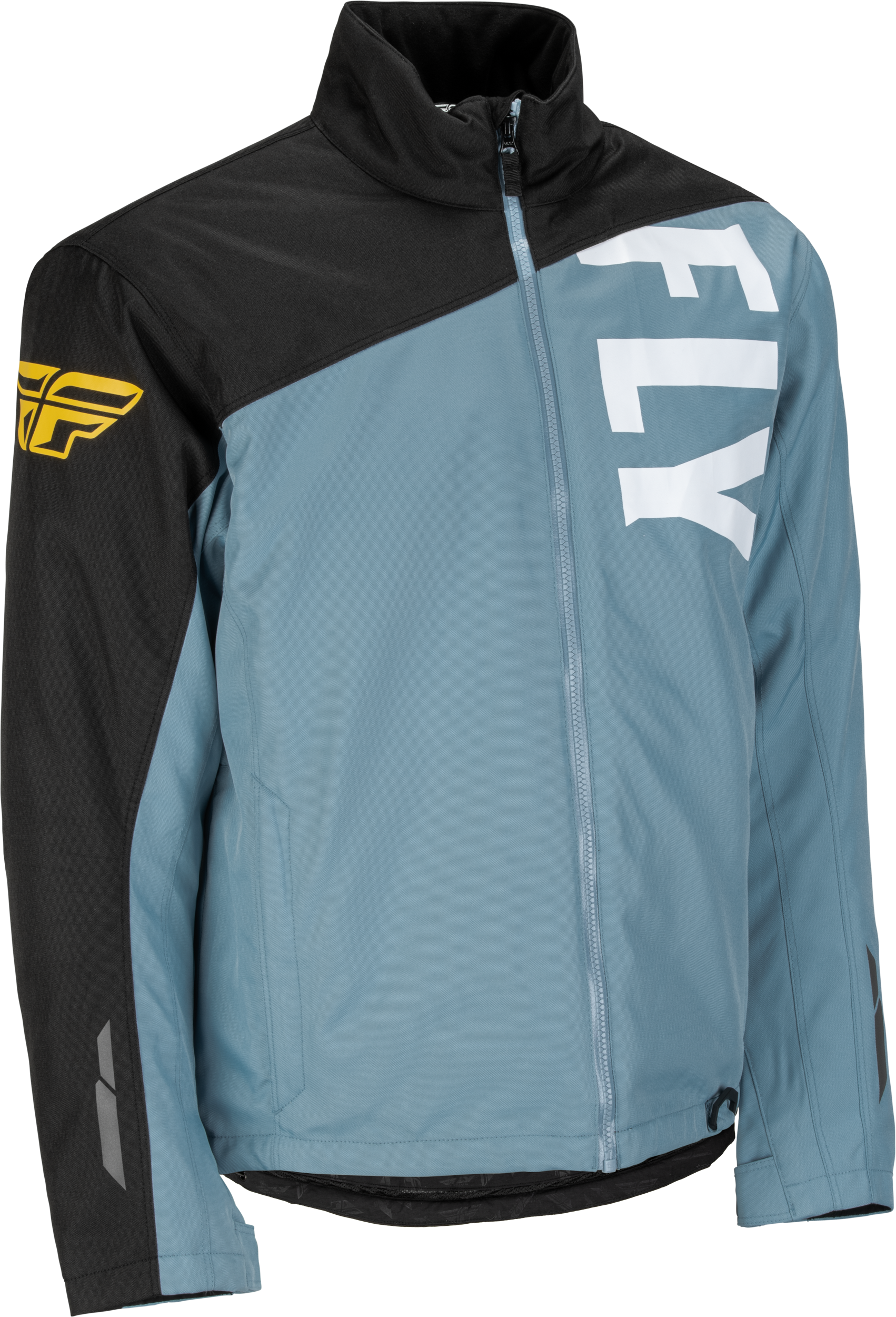Fly Racing Aurora Jacket Blue/Yellow Lg 470-4124L