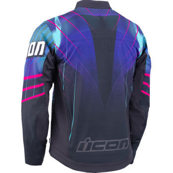ICON Synthwave Merc3 Lazer Cobra™ Jacket - Black - 3XL 2820-7785