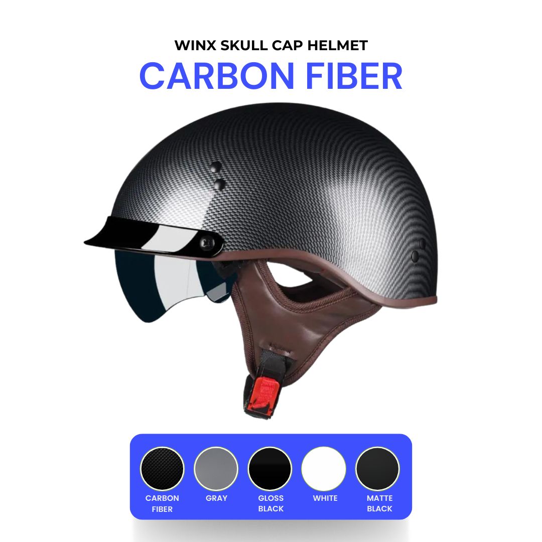 effectiveness of motorcycle helmets scullcap Winx Skull Cap Helmet Carbon Fiber / 2XL
