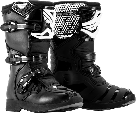 Fly Racing Youth Maverik Boots Black Sz 06 364-55106