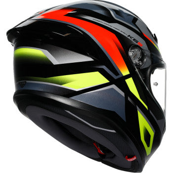 AGV K6 S Helmet - Erazer - Black/Red/Yellow Fluo - Large 2118395002-026-L
