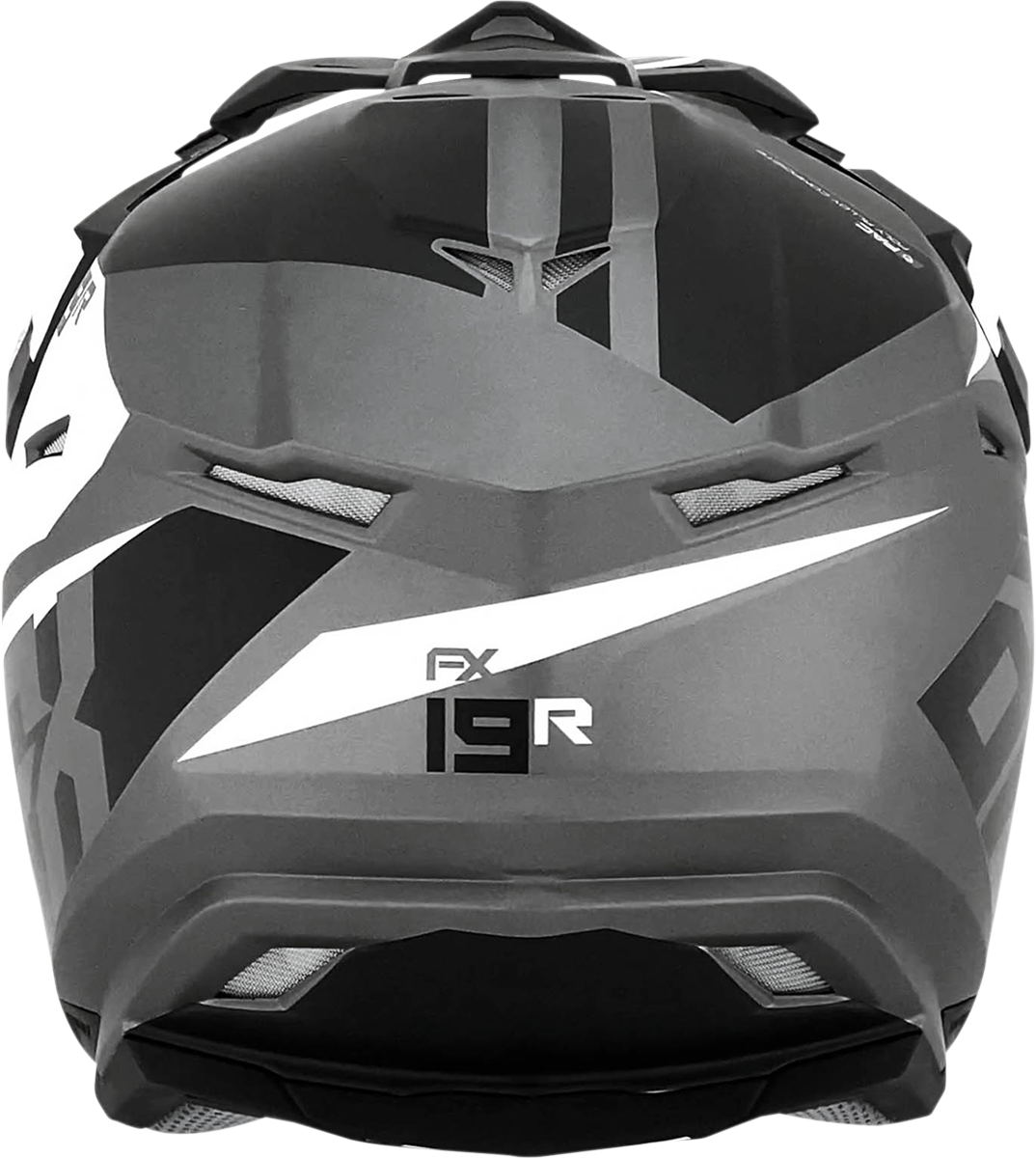 AFX FX-19R Helmet - Racing - Frost Gray - XL 0110-7076 – winxwheels