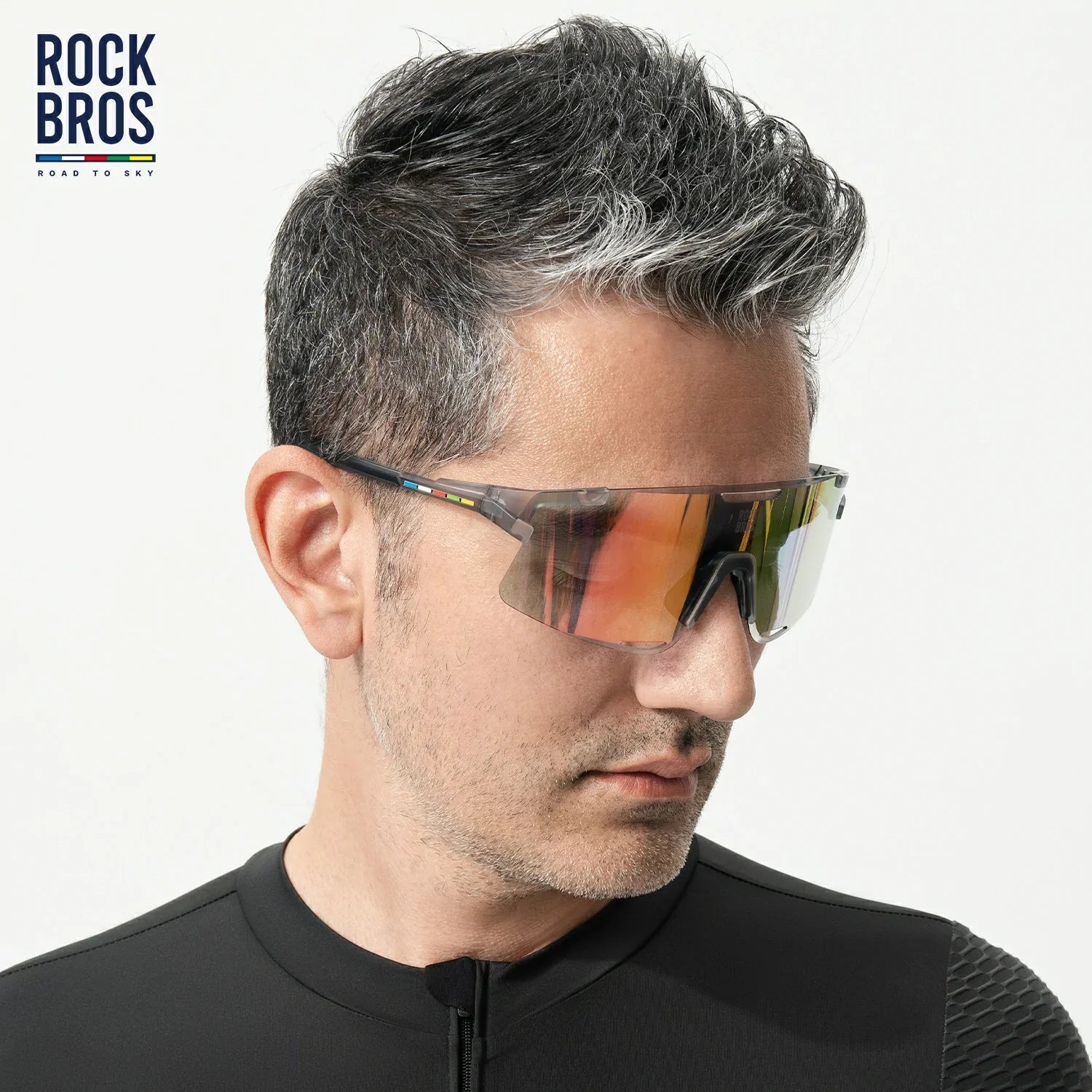 ROCKBROS ROAD TO SKY BOUNDLESS Photochromic Cycling Sports Sunglasses