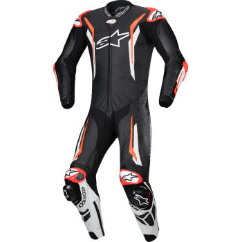 ALPINESTARS Suit Gp Tech V5 Blk/Wht/Red Fluo 54 3150226-1231-54