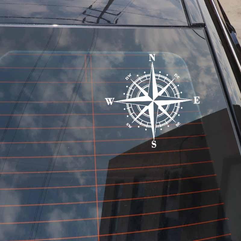 Compass Vinyl Sticker 15cm*15cm Art Design Vinyl Compass Sticker Vinyl Decal Sticker Compass ...