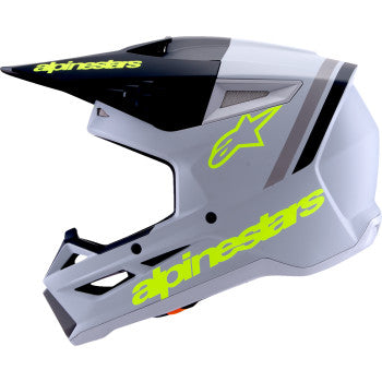 ALPINESTARS SM3 Helmet - Radium - Matte Gray/Black/Yellow Fluo - XS 8300826-9510-XS