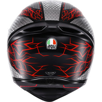 AGV Helmet K1 S Speedarmor Matt Black/Grey/Red Xl 2118394018-073-XL