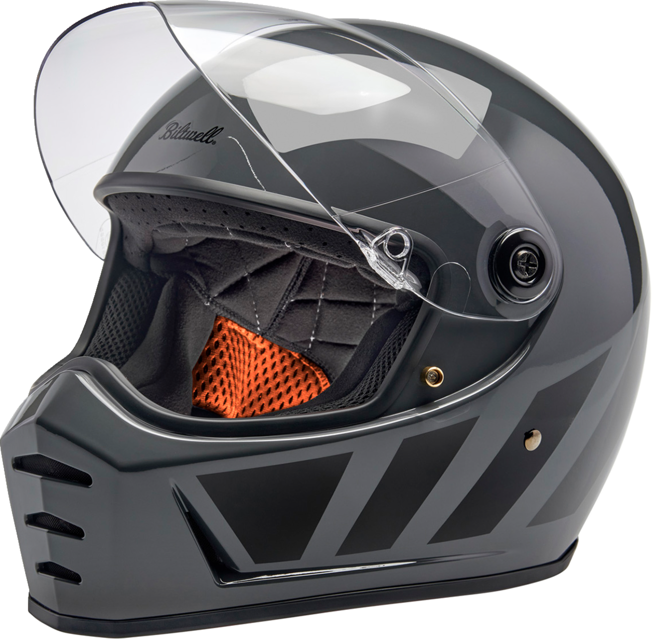BILTWELL Lane Splitter Helmet - Storm Gray Inertia - XS 1004-569-501