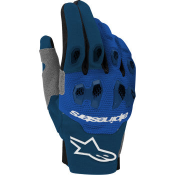 ALPINESTARS Pro-Dura Gloves - Navy/Bright Blue/White - 2XL 3560425-7174-2X