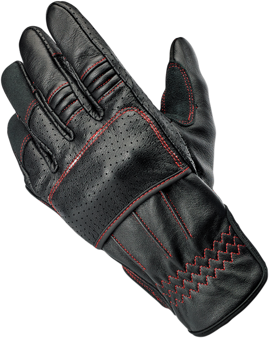 BILTWELL Borrego Gloves - Redline - Small 1506-0108-302
