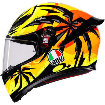 AGV Helmet K1 S Tropicrush Black/Orange Xl 2118394018-070-XL