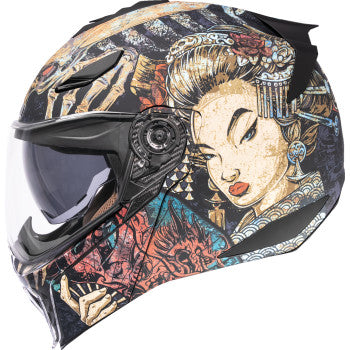 ICON Threshold™ Modular Helmet - Odokuro - Black - XS 0100-2714