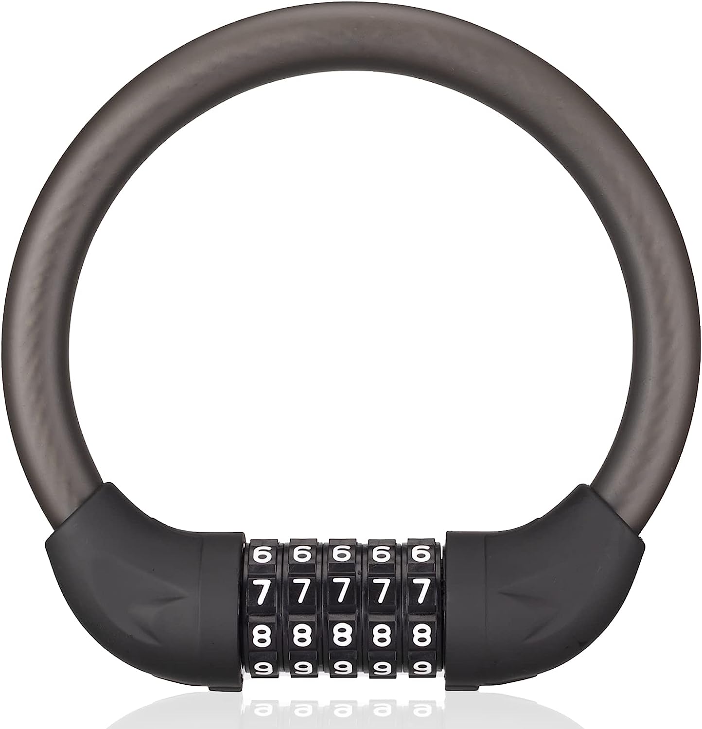 Inx Lock ROCKBROS Bike Lock 5 Digit Combination Bike Cable Lock Lightweight & S ...