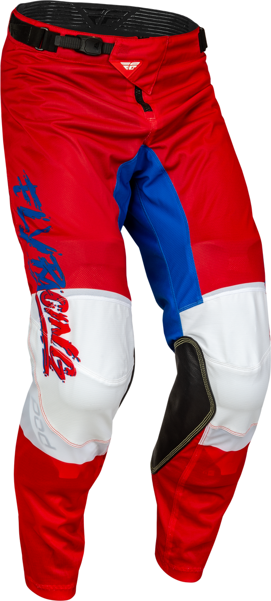 Fly Racing Youth Kinetic Mesh Khaos Pants Red/White/Blue Sz 22 377-34422